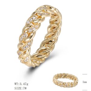 SJ48508莫桑, Ladies' Moissanite Ring, S925, Rhodium Plated, White, 3.72g