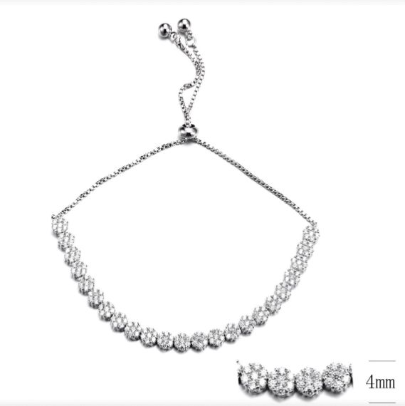 SB09419莫桑, Ladies' Moissanite Ring, S925, Rhodium Plated, White, 7.05g
