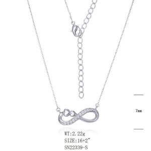 SN22339莫桑, Ladies' Moissanite Ring, S925, Rhodium Plated, White, 3.01g