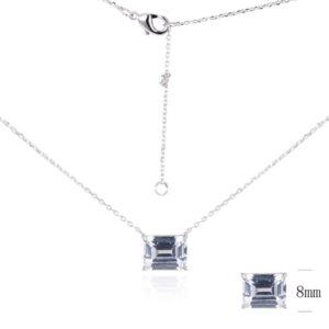 SN06063, Ladies' Moissanite Ring, S925, Rhodium Plated, White, 3.44g