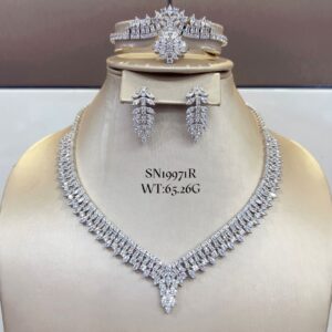 SN19971, Ladies' Moissanite Ring, S925, Rhodium Plated, White, 65.26g