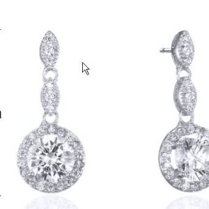 SE24414, Ladies' Moissanite Ring, S925, Rhodium Plated, White, 1.91g
