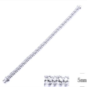 SB12171, Ladies' Moissanite Ring, S925, Rhodium Plated, White, 12.34g