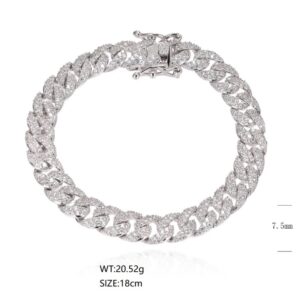 SB16919, Ladies' Moissanite Ring, S925, Rhodium Plated, White, 20.81g