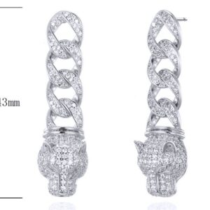 SE31333, Ladies' Moissanite Ring, S925, Rhodium Plated, White, 11.67g