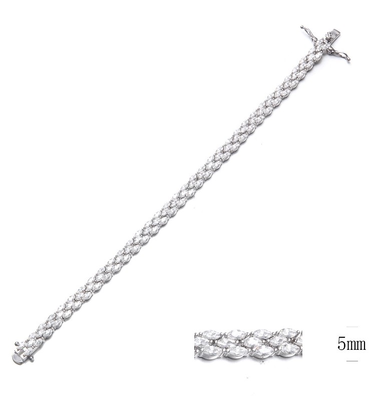 SB07636, Ladies' Moissanite Ring, S925, Rhodium Plated, White, 13.92g