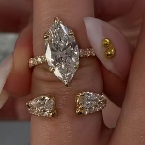SJ60763, Ladies' Moissanite Ring, S925, Rhodium Plated, White, 5.8g