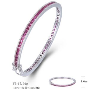 SA07572, Ladies' Moissanite Ring, S925, Rhodium Plated, White, 16.17g