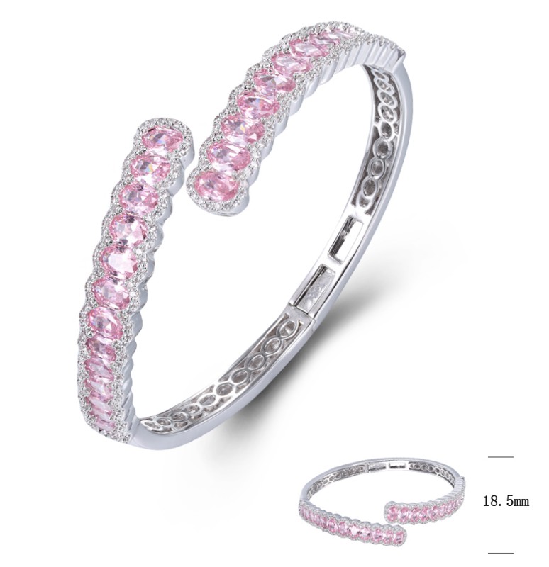 SA07391, Ladies' Moissanite Ring, S925, Rhodium Plated, White, 25.23g
