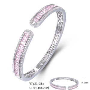 SA07390, Ladies' Moissanite Ring, S925, Rhodium Plated, White, 22.87g