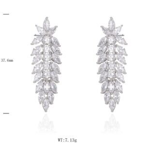 SE47411, Ladies' Moissanite Ring, S925, Rhodium Plated, White, 7.23g