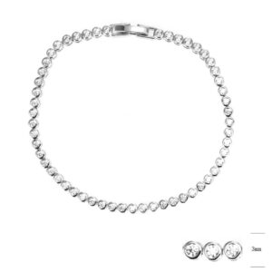 SB04276, Ladies' Moissanite Ring, S925, Rhodium Plated, White, 7.21g