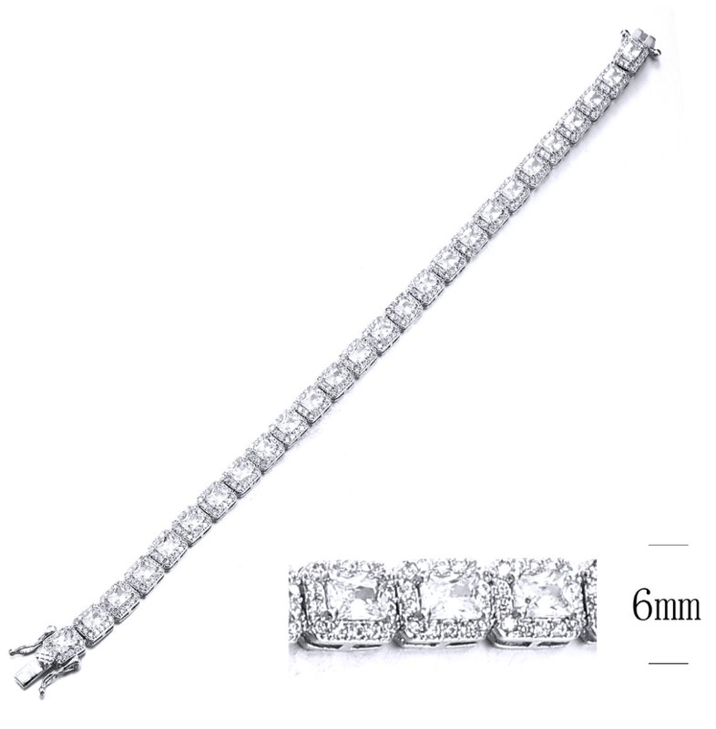 SB11358, Ladies' Moissanite Ring, S925, Rhodium Plated, White, 13.27g