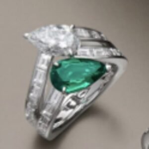 SJ63024, Ladies' Moissanite Ring, S925, Rhodium Plated, White, 4.3g