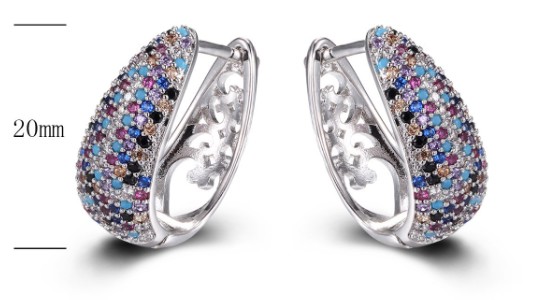 SE21325-C, Ladies' Moissanite Ring, S925, Rhodium + Black Rhodium Plated, White, 7.63g