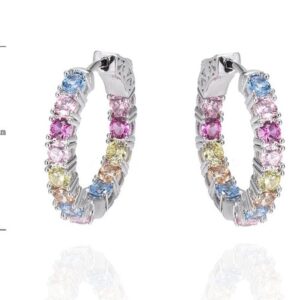 SE38945, Ladies' Moissanite Ring, S925, Rhodium Plated, White, 5.87g