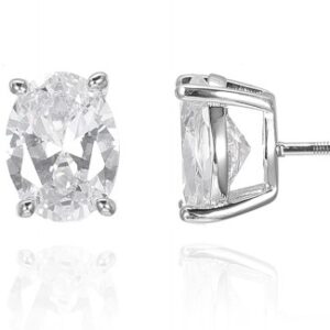 SE65786莫桑, Ladies' Moissanite Ring, S925, Rhodium Plated, White, 1.39g