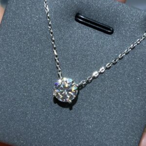 SN33020莫桑, Ladies' Moissanite Ring, S925, Rhodium Plated, White, 2.57g
