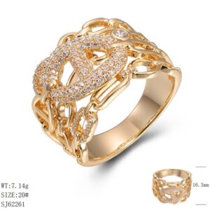 SJ62261, Ladies' Moissanite Ring, S925, Rhodium Plated, White, 6.53g