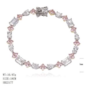 SB22177, Ladies' Moissanite Ring, S925, Rhodium Plated, White, 11.09g