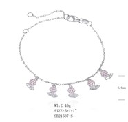 Necklace SB21687-S-1BPINK