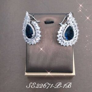 Necklace SE22671-P-1BBULE