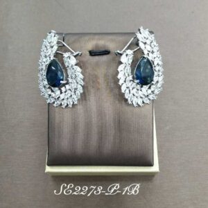Necklace SE22673-P-1BBULE