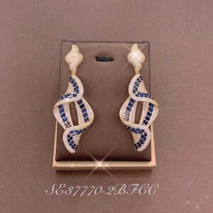 Necklace SE37770-2BBLUE