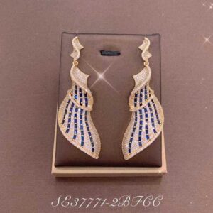 Necklace SE37771-2BBLUE