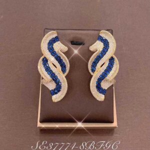 Necklace SE37774-8BBLUE