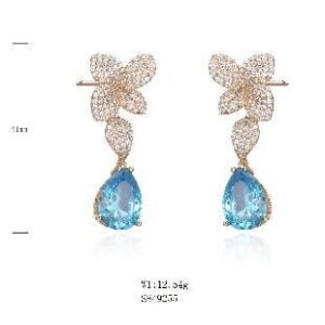 Necklace SE49255-1BBLUE