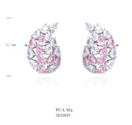 Necklace SE55837-1BPINK