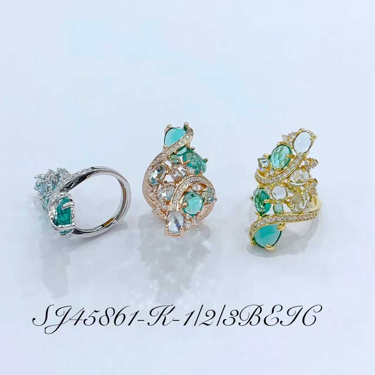 Necklace SJ45861-K-2BBULE