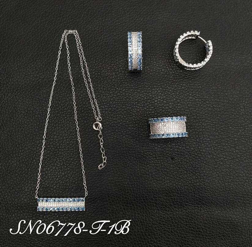 Necklace SN06778-T-1BBULE