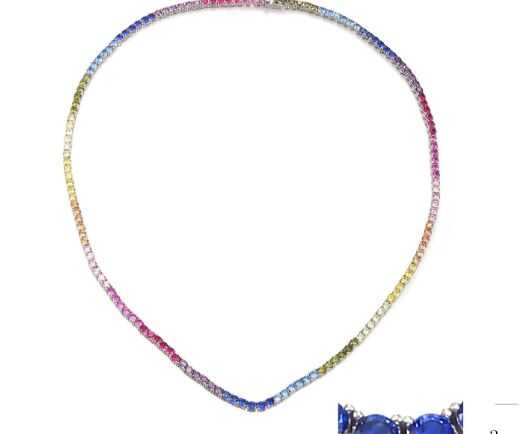 Necklace SN07728-2BCLR-1