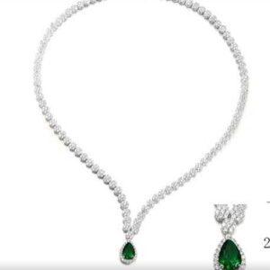 Necklace SN08912-P-1BGREEN-1