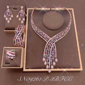 Necklace SN09261-P-3BCLR