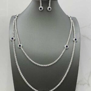 Necklace SN09655-1BBULE