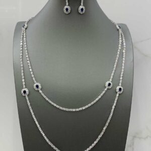 Necklace SN09660-1BBULE