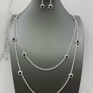 Necklace SN09661-1BBULE