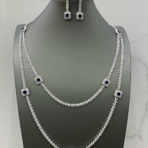 Necklace SN09664-1BBULE