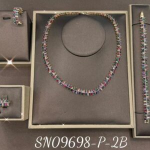 Necklace SN09698-P-2BCLR