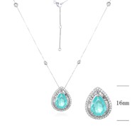 Necklace SN09758-S-1BBLUE