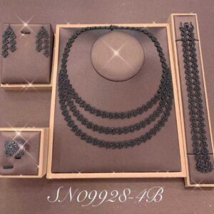Necklace SN09928-4BBLACK