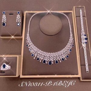Necklace SN10311-P-1BBLUE
