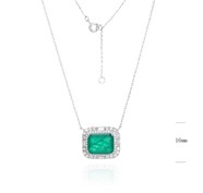 Necklace SN15709-DT-1BGREEN