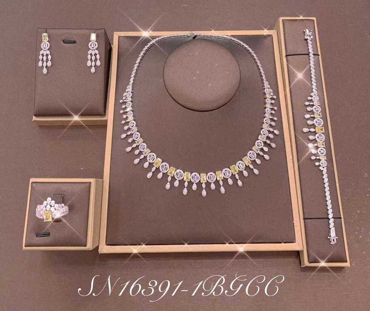 Necklace SN16391-1BYELLOW