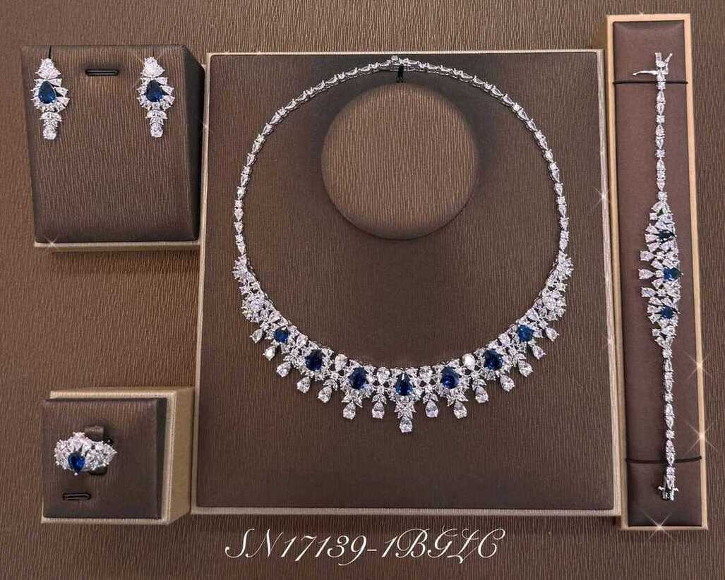 Necklace SN17139-1BBLUE