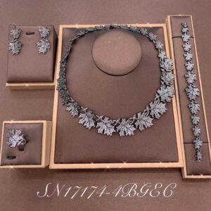 Necklace SN17174-4BBLACK