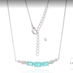 Necklace SN18016-S-1BBLUE